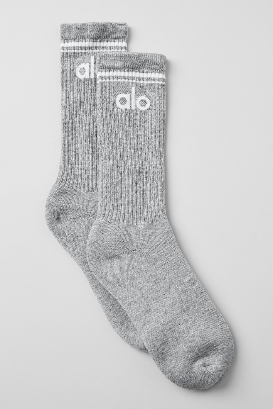 Athletic Heather Grey/White