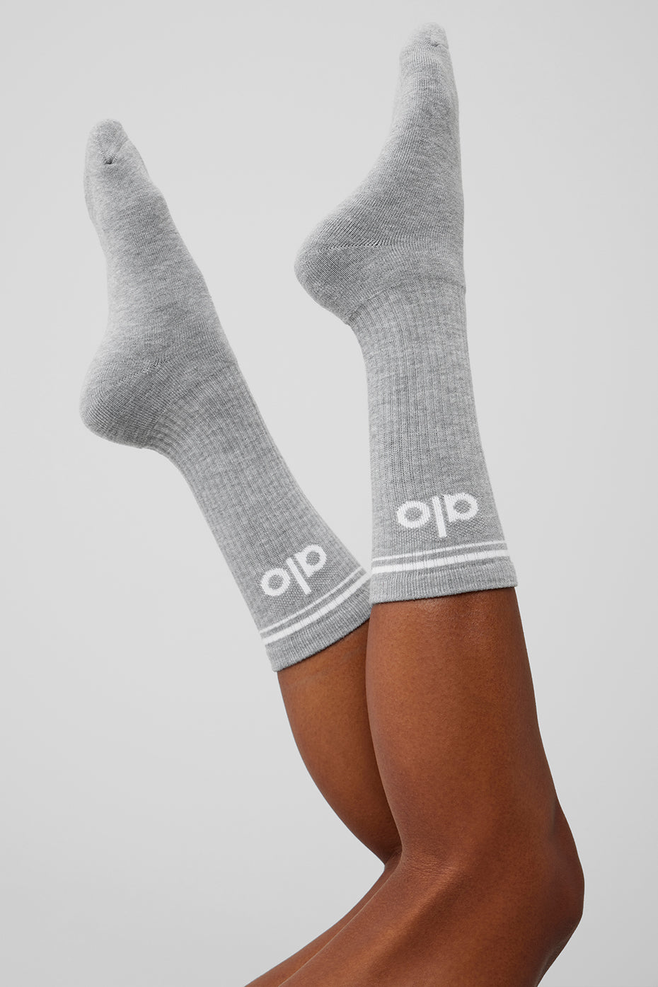 Athletic Heather Grey/White