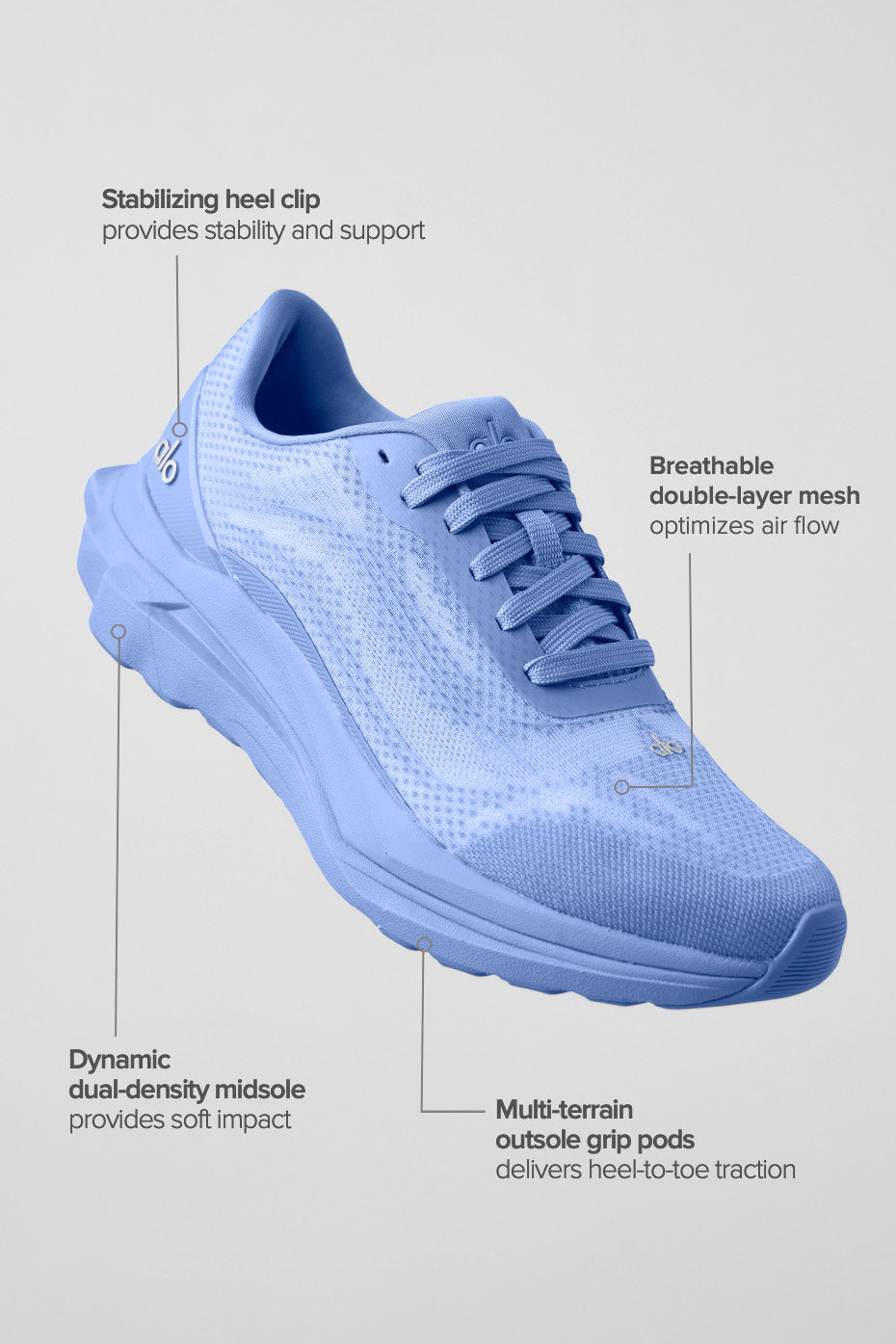 ALO Runner (Unisexe) - Crystal Clear Blue