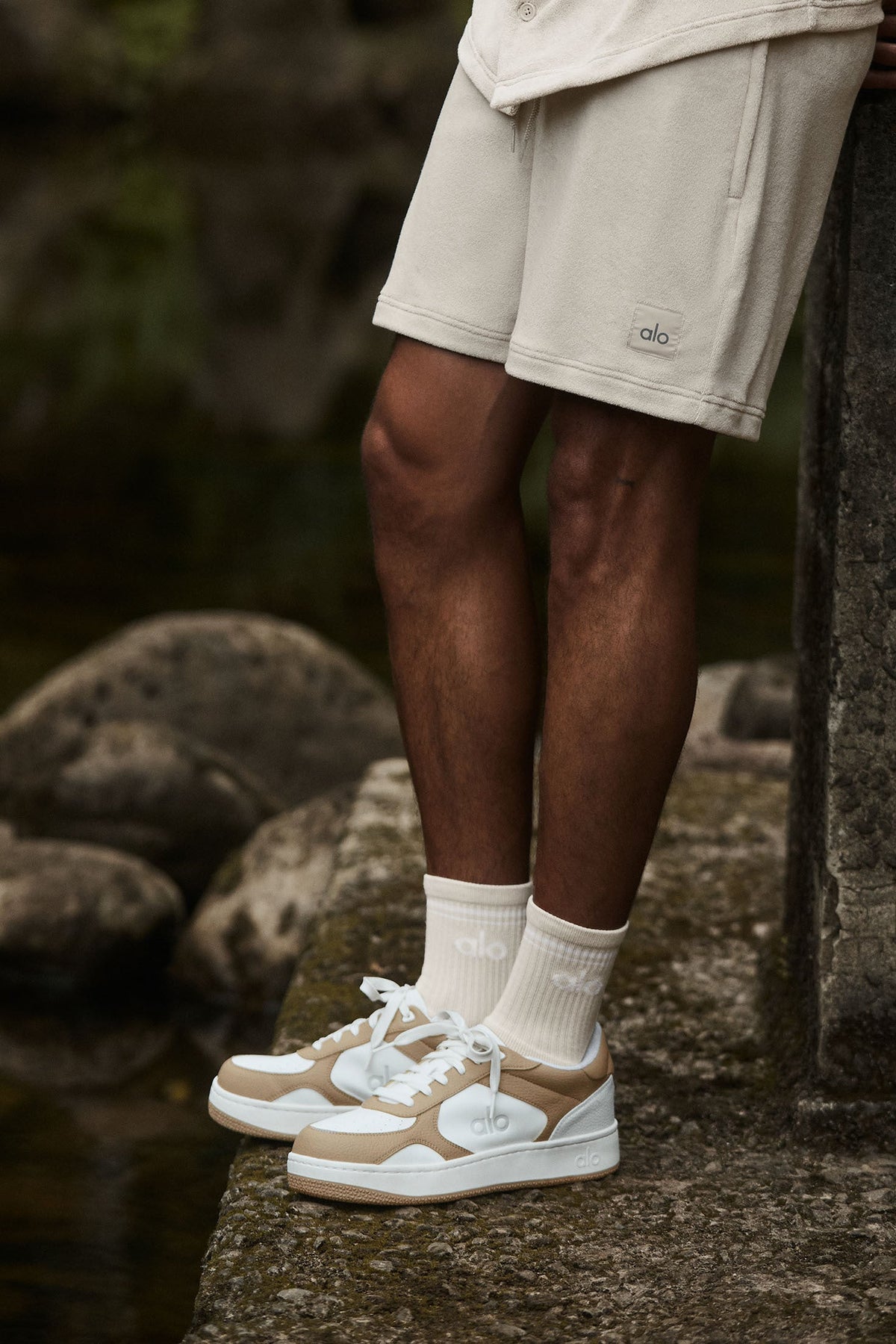 Baskets ALO Recovery Mode (Unisexe) - Gravel/Blanc