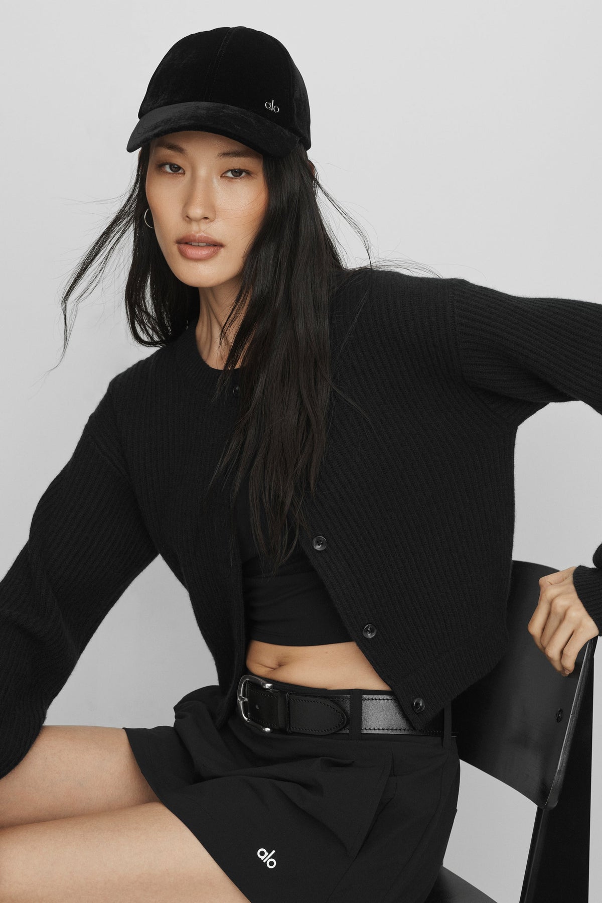 Casquette Off-Duty En Velours - Noir