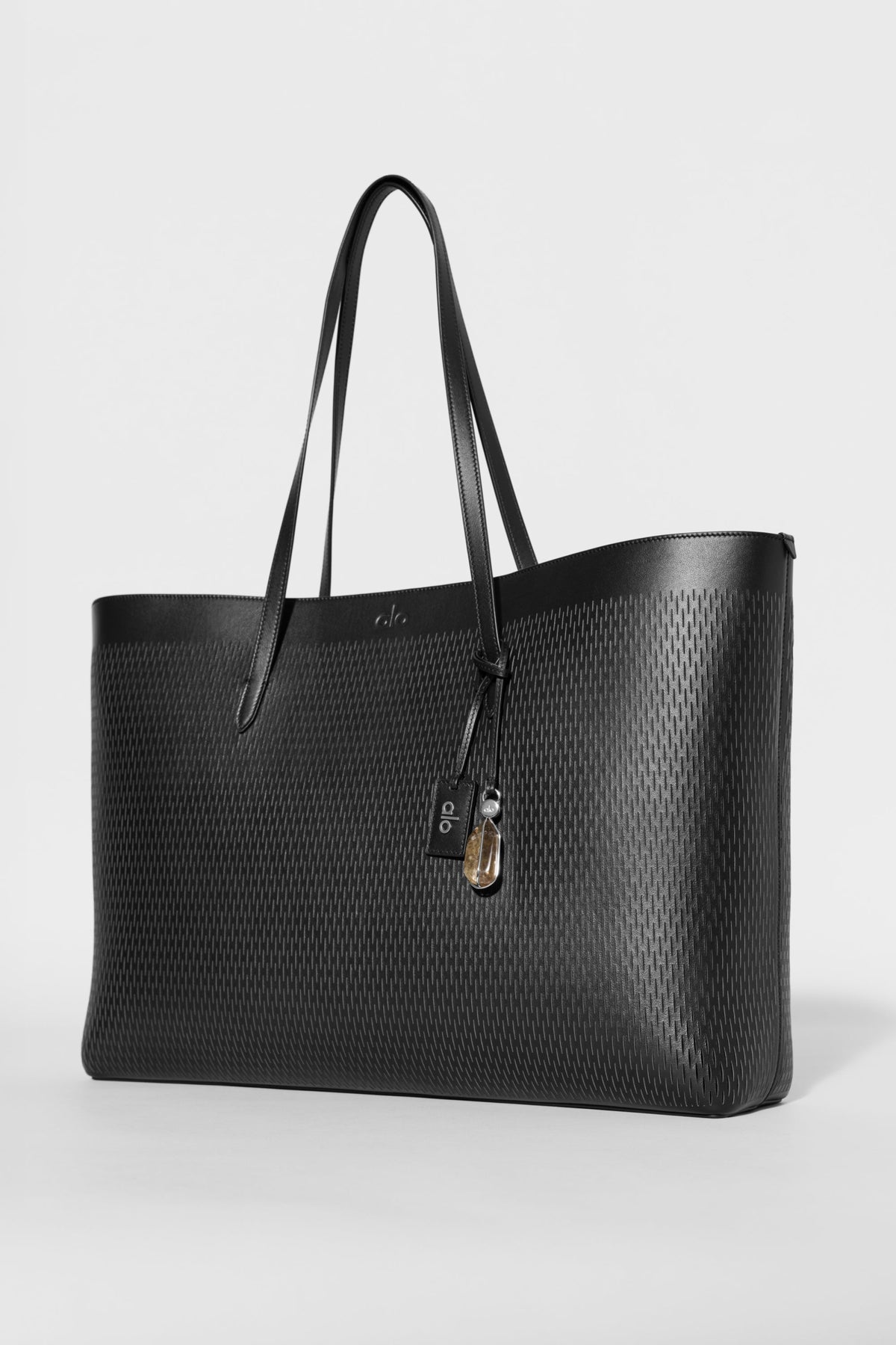 Black Leather Mesh