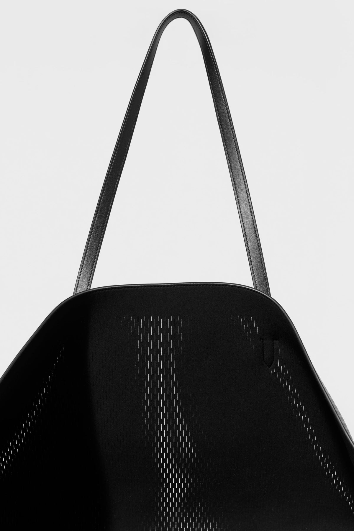 Black Leather Mesh
