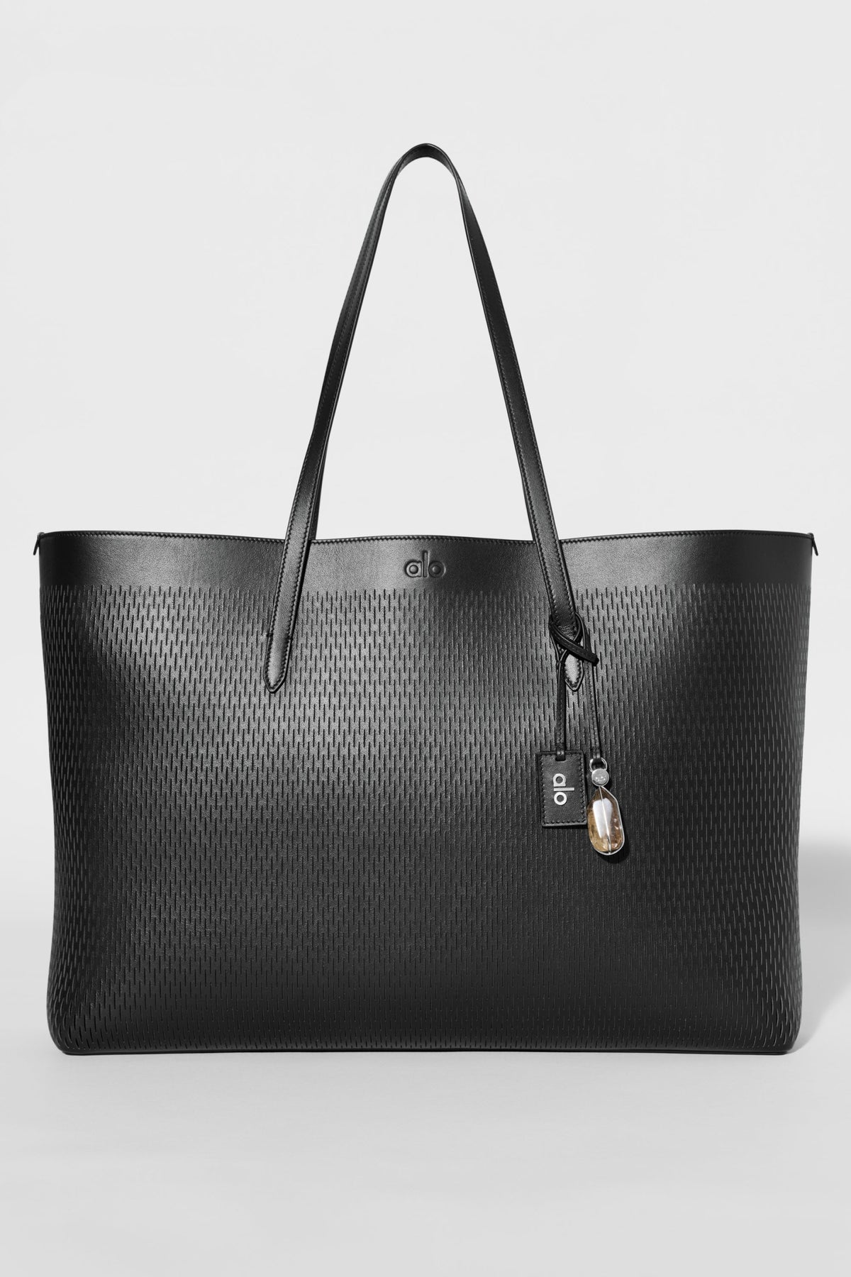 Black Leather Mesh