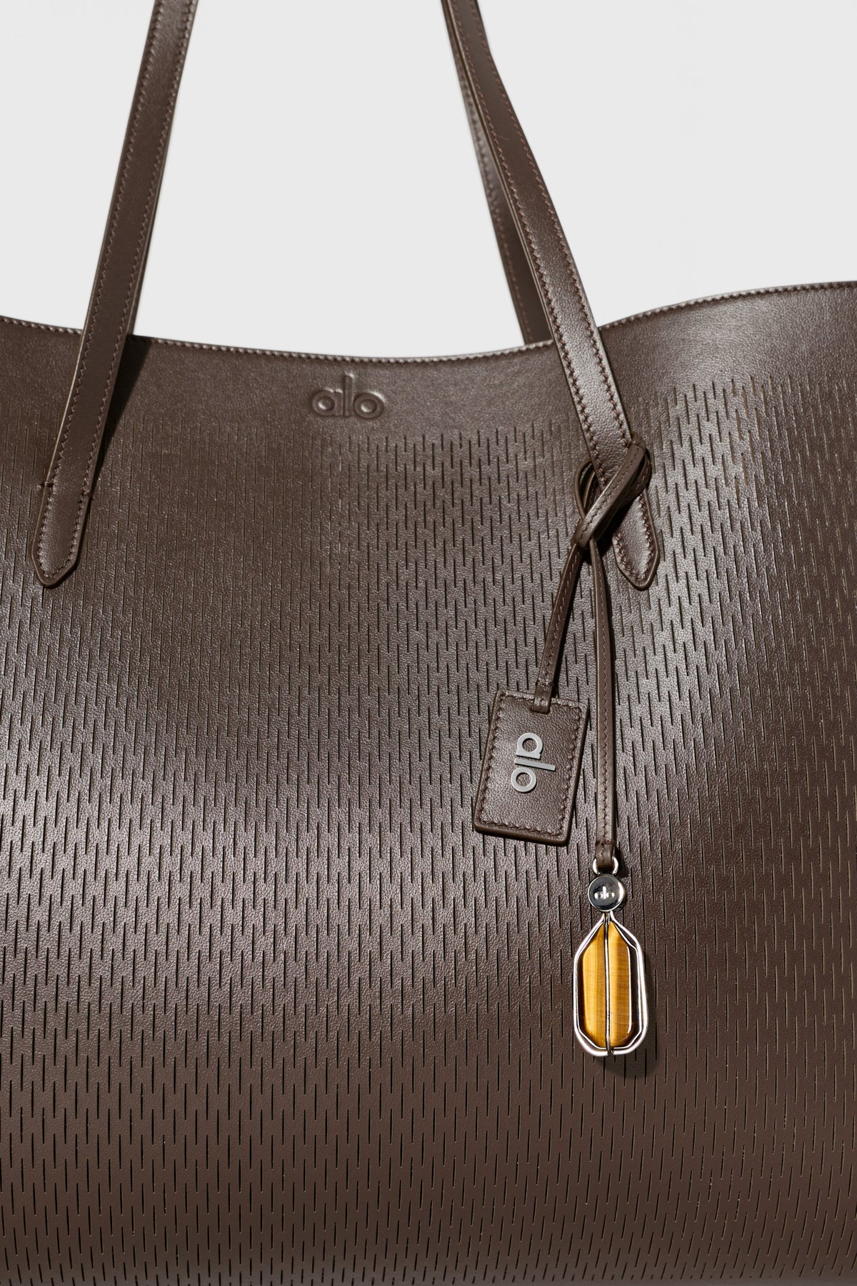 Espresso Leather Mesh