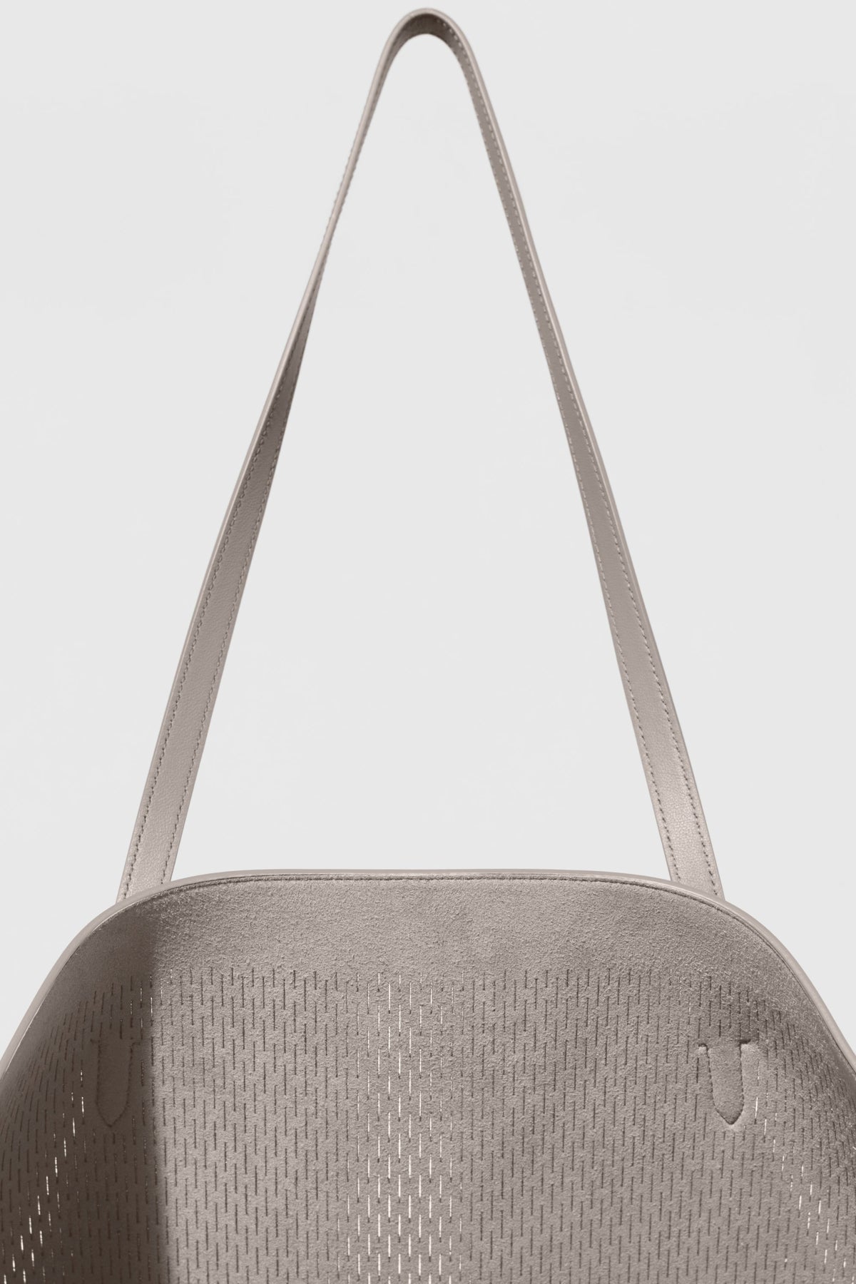 Warm Gravel Leather Mesh