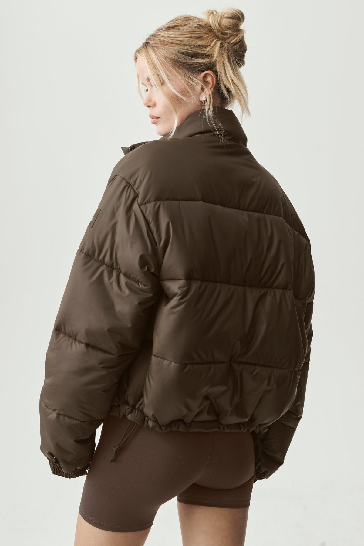 Cold Front Puffer Jacket - Espresso