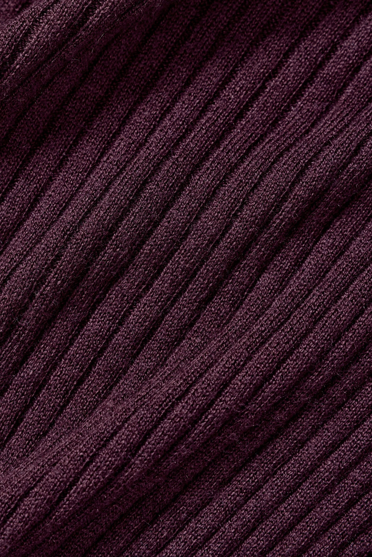 Sweater Knit Unwind Long Sleeve - Rich Bordeaux